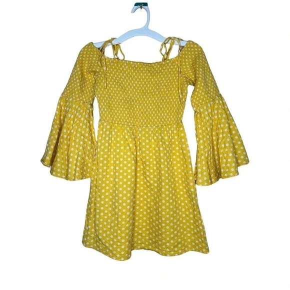 Tularose smocked off the shoulder mini dress women’s size small - Picture 3 of 6